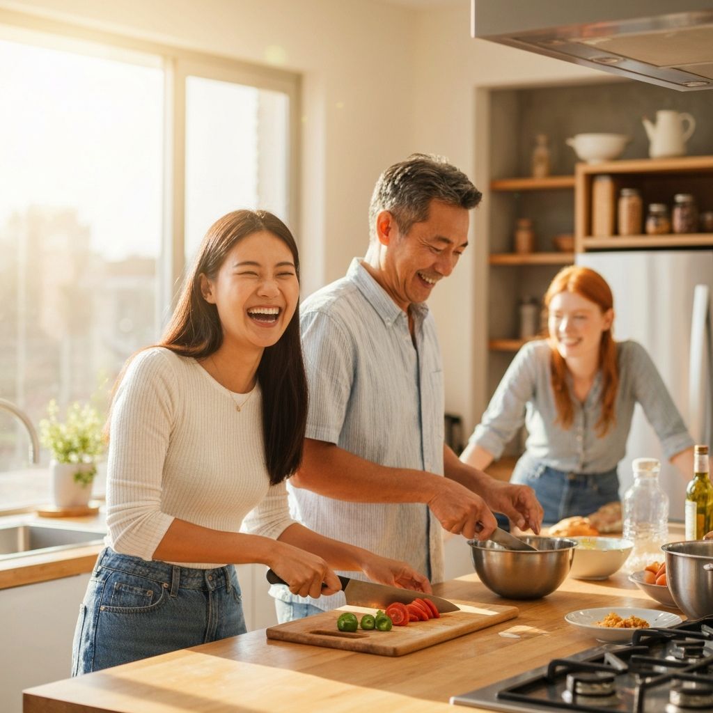 Menschen beim gemeinsamen Kochen